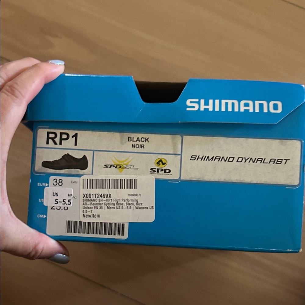 Shimano RP1 SPD Black Shoes